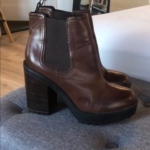 Chunky ankle boots